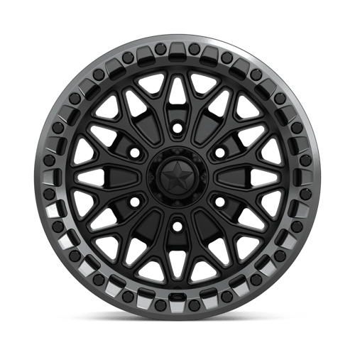 Msa Offroad Wheels Ma53 Bolo Utv Beadlock 15X7 +38 Matte Black W/ Gl-Gunmetal Rg
