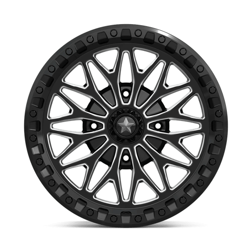 Msa Offroad Wheels Ma53 Bolo Utv Beadlock 18X7 +10 Gloss Black Milled
