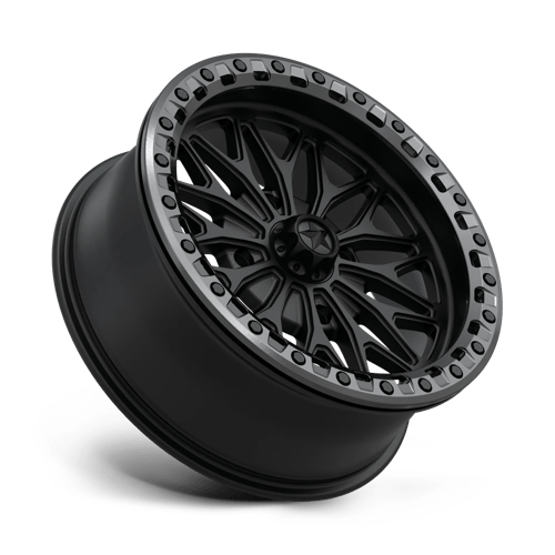 Msa Offroad Wheels Ma53 Bolo Utv Beadlock 18X7 +10 Matte Black W/ Gl-Gunmetal Rg