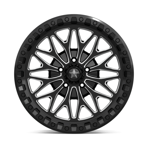 Msa Offroad Wheels Ma53 Bolo Utv Beadlock 18X7 +10 Gloss Black Milled