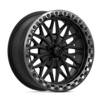Msa Offroad Wheels Ma53 Bolo Utv Beadlock 18X7 +10 Matte Black W/ Gl-Gunmetal Rg