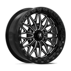 Msa Offroad Wheels Ma53 Bolo Utv Beadlock 18X7 +10 Gloss Black Milled