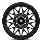 Msa Offroad Wheels Ma53 Bolo Utv Beadlock 18X7 +10 Gloss Black Milled