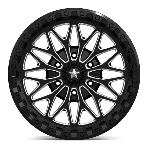 Msa Offroad Wheels Ma53 Bolo Utv Beadlock 18X7 +10 Gloss Black Milled