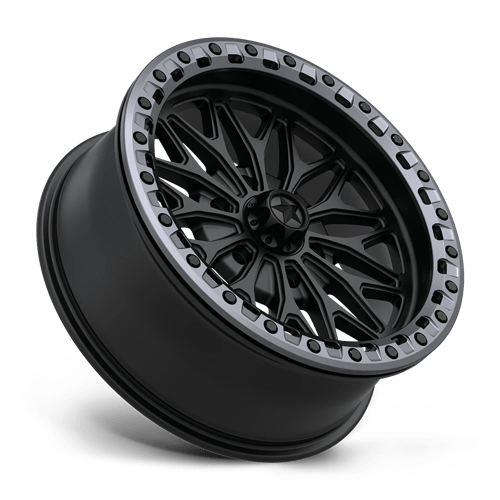 Msa Offroad Wheels Ma53 Bolo Utv Beadlock 18X7 +10 Matte Black W/ Gl-Gunmetal Rg