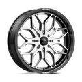 Msa Offroad Wheels M47 Sniper Utv 24X7 +10 Gloss Black Machined