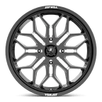 Msa Offroad Wheels M47 Sniper Utv 22X7 +10 Gloss Black Milled