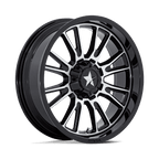 Msa Offroad Wheels M51 Thunderlips Utv 20X7 +0 Gloss Black Machined