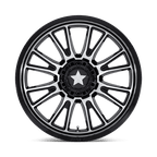 Msa Offroad Wheels M51 Thunderlips Utv 15X7 +10 Gloss Black Machined
