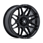 Msa Offroad Wheels M52 Radar Utv 14X7 +10 Gloss Black