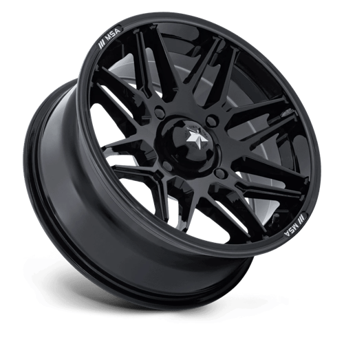 Msa Offroad Wheels M52 Radar Utv 14X7 -47 Gloss Black