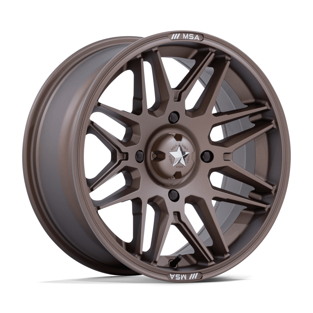 Msa Offroad Wheels M52 Radar Utv 16X7 +10 Matte Bronze
