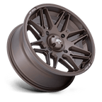 Msa Offroad Wheels M52 Radar Utv 16X7 +10 Matte Bronze