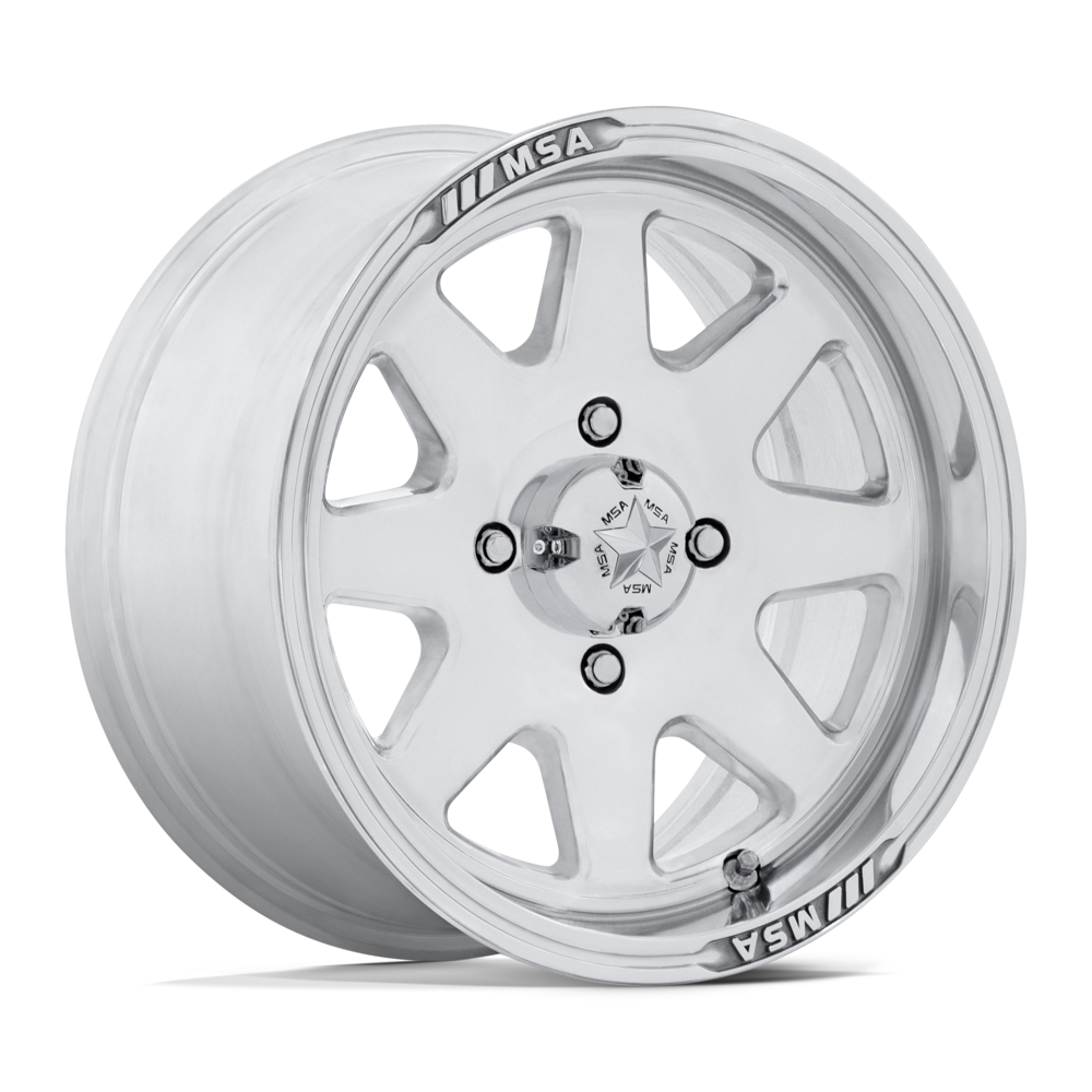 Msa Offroad Wheels M54 Spark Utv 15X7 +10 Polished