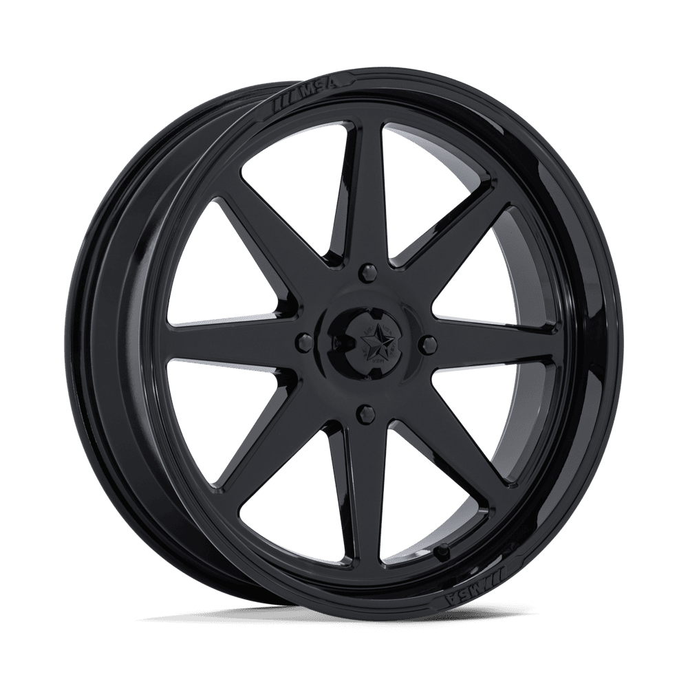 Msa Offroad Wheels M54 Spark Utv 22X7 +0 Gloss Black