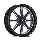 Msa Offroad Wheels M54 Spark Utv 14X7 +10 Gloss Black Milled
