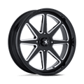 Msa Offroad Wheels M54 Spark Utv 14X7 -47 Gloss Black Milled