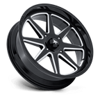 Msa Offroad Wheels M54 Spark Utv 18X7 +10 Gloss Black Milled