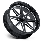 Msa Offroad Wheels M54 Spark Utv 24X7 +0 Gloss Black Milled
