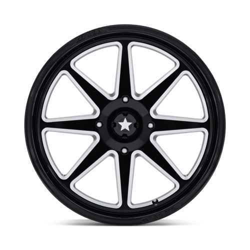 Msa Offroad Wheels M54 Spark Utv 22X7 +0 Gloss Black Milled