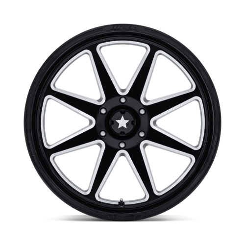 Msa Offroad Wheels M54 Spark Utv 22X7 +0 Gloss Black Milled