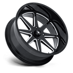 Msa Offroad Wheels M54 Spark Utv 24X10 -25 Gloss Black Milled