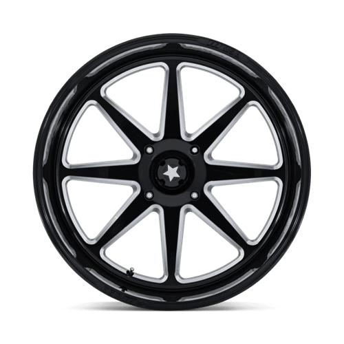 Msa Offroad Wheels M54 Spark Utv 24X10 -25 Gloss Black Milled