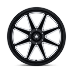 Msa Offroad Wheels M54 Spark Utv 24X7 +0 Gloss Black Milled