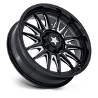 Msa Offroad Wheels M55 Commander Utv 15X7 +10 Gloss Black Milled