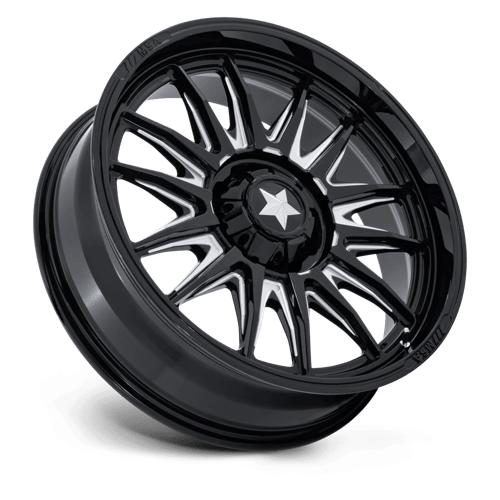 Msa Offroad Wheels M55 Commander Utv 20X7 +0 Gloss Black Milled