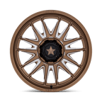 Msa Offroad Wheels M55 Commander Utv 18X7 +10 Gloss Bronze Milled