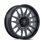 Msa Offroad Wheels M55 Commander Utv 24X10 -25 Matte Gunmetal W/ M-Blk Lip