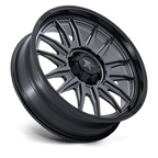 Msa Offroad Wheels M55 Commander Utv 20X7 +0 Matte Gunmetal W/ M-Blk Lip