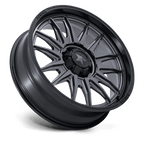 Msa Offroad Wheels M55 Commander Utv 22X7 +0 Matte Gunmetal W/ M-Blk Lip