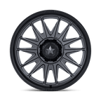 Msa Offroad Wheels M55 Commander Utv 15X7 +10 Matte Gunmetal W/ M-Blk Lip