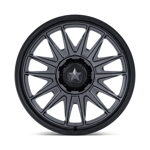 Msa Offroad Wheels M55 Commander Utv 15X7 +10 Matte Gunmetal W/ M-Blk Lip
