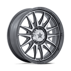 Msa Offroad Wheels M55 Commander Utv 24X10 -25 Platinum W/ Machined Face