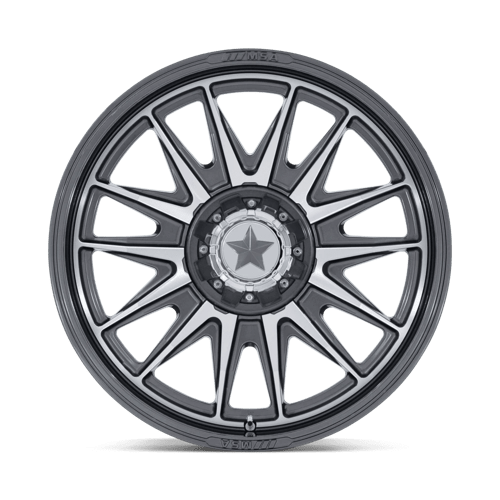 Msa Offroad Wheels M55 Commander Utv 24X10 -25 Platinum W/ Machined Face