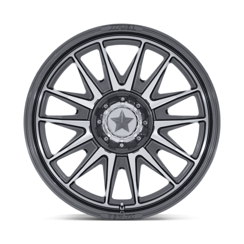 Msa Offroad Wheels M55 Commander Utv 22X7 +0 Platinum W/ Machined Face