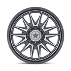 Msa Offroad Wheels M55 Commander Utv 18X7 +10 Platinum W/ Machined Face