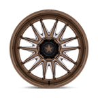 Msa Offroad Wheels M55 Commander Utv 24X10 -25 Gloss Bronze Milled