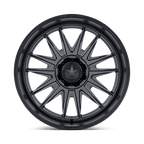 Msa Offroad Wheels M55 Commander Utv 24X10 -25 Matte Gunmetal W/ M-Blk Lip
