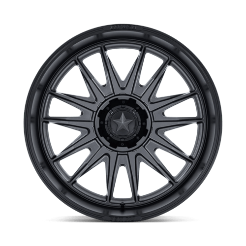 Msa Offroad Wheels M55 Commander Utv 24X10 -25 Matte Gunmetal W/ M-Blk Lip