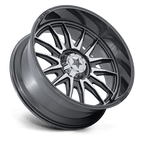 Msa Offroad Wheels M55 Commander Utv 24X10 -25 Platinum W/ Machined Face