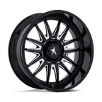 Msa Offroad Wheels M55 Commander Utv 24X10 -25 Gloss Black Milled