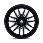Msa Offroad Wheels M55 Commander Utv 24X10 -25 Gloss Black Milled