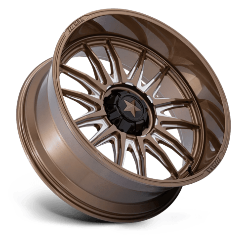 Msa Offroad Wheels M55 Commander Utv 24X10 -25 Gloss Bronze Milled