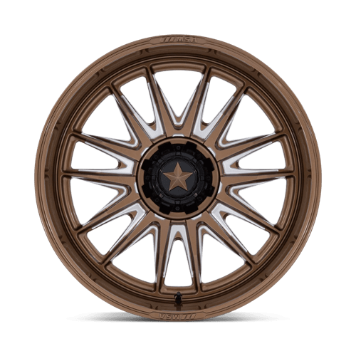 Msa Offroad Wheels M55 Commander Utv 24X10 -25 Gloss Bronze Milled