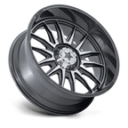 Msa Offroad Wheels M55 Commander Utv 24X10 -25 Platinum W/ Machined Face
