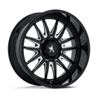 Msa Offroad Wheels M55 Commander Utv 24X10 -25 Gloss Black Milled